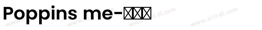 Poppins me字体转换